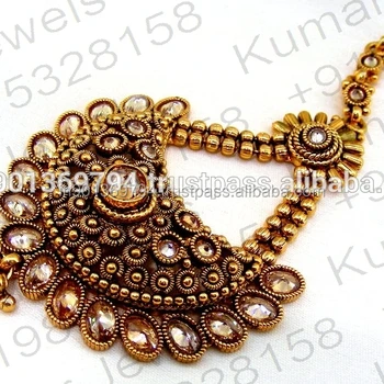 Traditional Gold Plated Oxidized Pearl 