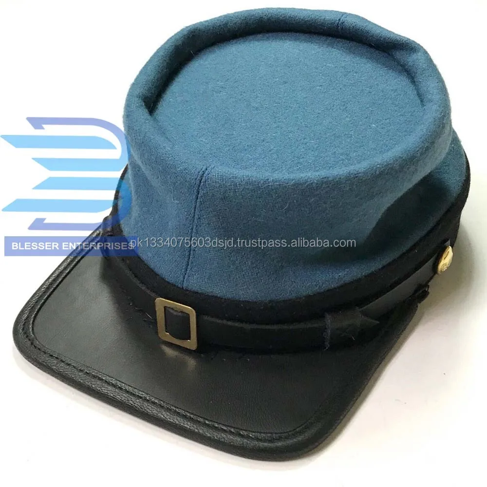 Civil War Confederate Infantry Early War Kepi Forage Hat Military Head