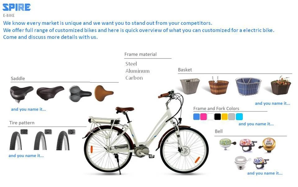 high quality rear motor electronic bike for adult