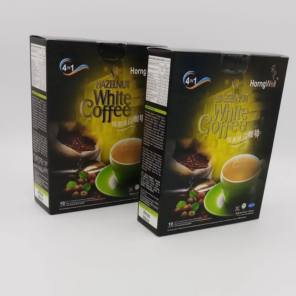 
Malaysia Famous Hazelnut WHite Coffee 