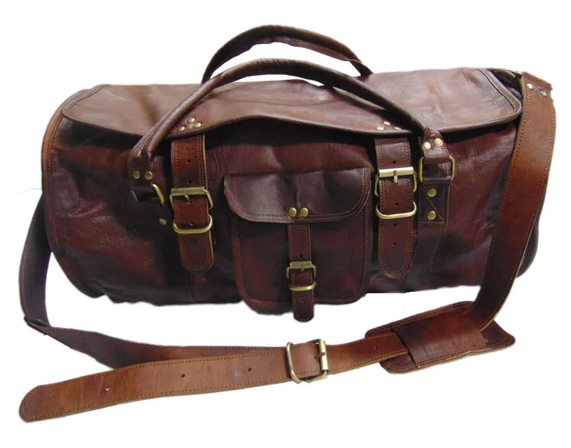 Gym Bag with Vintage Black Saxophone Print Travel Weekender Duffel Bag for Man and Woman