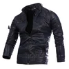 New Latest Plus Size Stylish Stitching Collar Button Motorcycle Leather Jackets for Men MK-LJ-3292