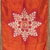 100% SILK BATIK ON LONG SCARF STOLE SCARF PAREO SARONG NECKERCHIEF