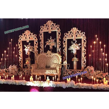 Indian Wedding Backstage Temple Panels Wedding Mandap Stage