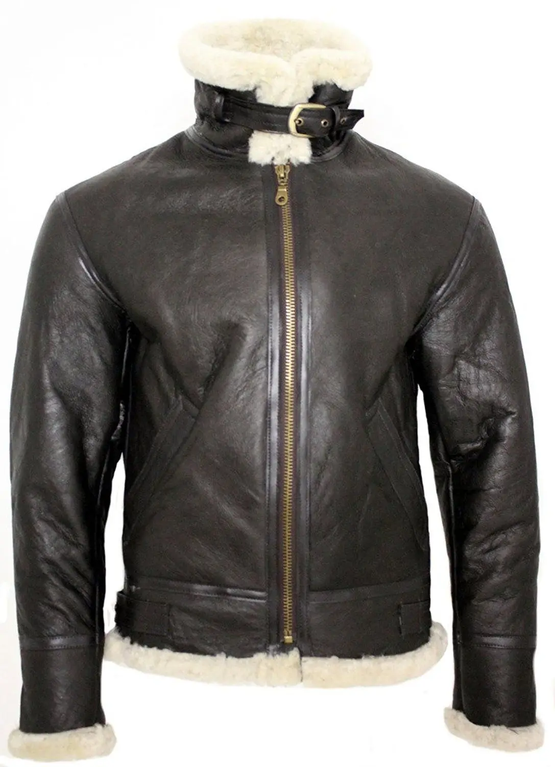 Men’s A2 Flight Aviator Bomber Faux Fur Genuine Black Leather Jacket Men’s A2 Flight Aviator Bomber Faux Fur Genuine Black Leather Jacket