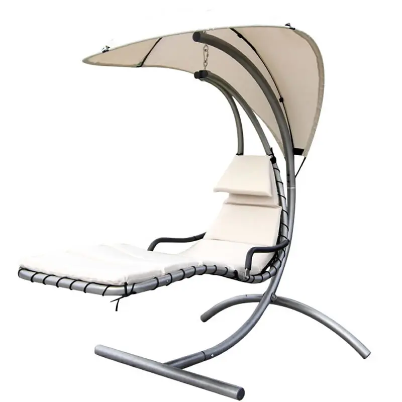 Outdoor Chaise Lounge hanging chair with Roof, View outdoor hanging ...