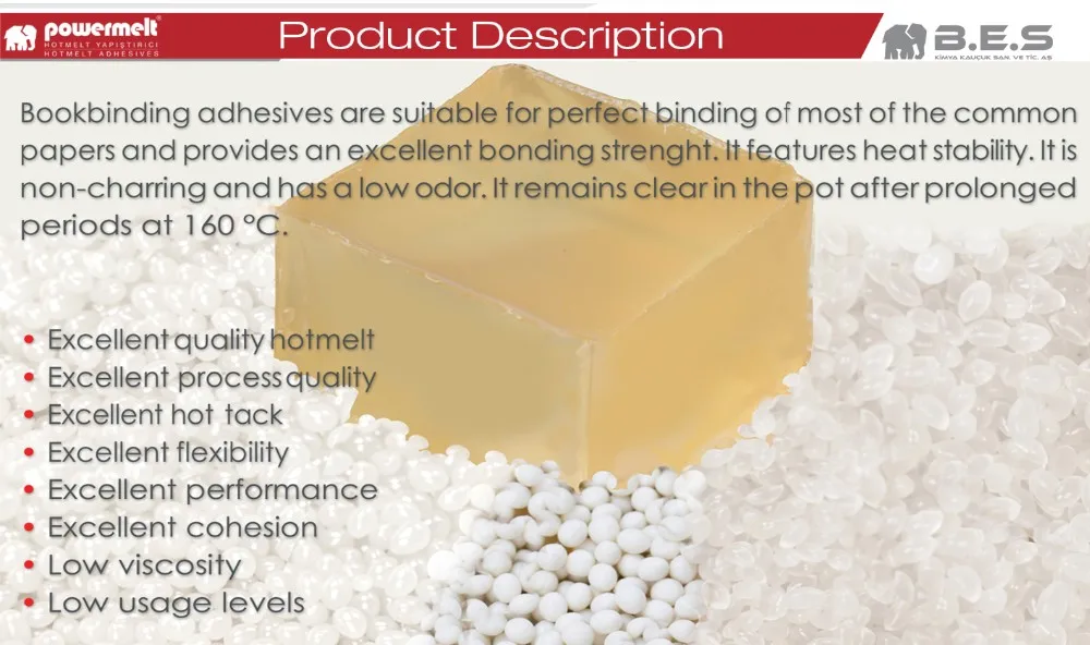 Hot Melt Adhesives For Book Binding M 5440 Spine Glue Side Glue High