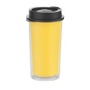 With 2 layers plastic fruit juice cup
