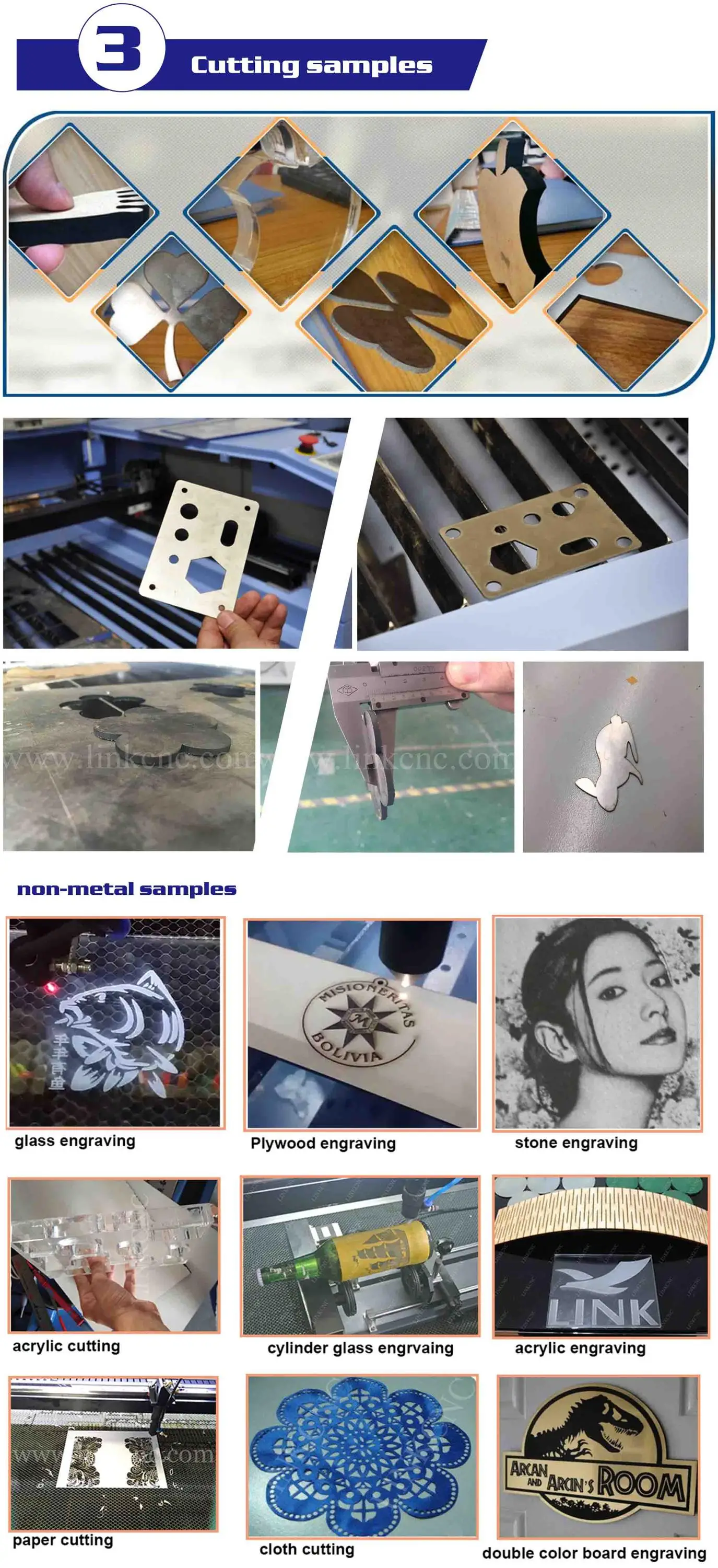 CNC steel metal sheet laser cutting machine with CE 2500mm*1300mm with DOUBLE cutting heads