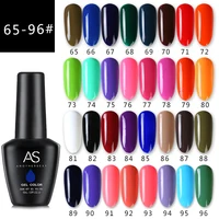 

AS 130 colors Manicure Gel Varnish Enamel Lacquer Color OEM Logo Organic LED UV Nail Gel Polish