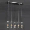 Unique 4 Light Source Tube Pendant Lighting for Restaurant Hotel Cafe