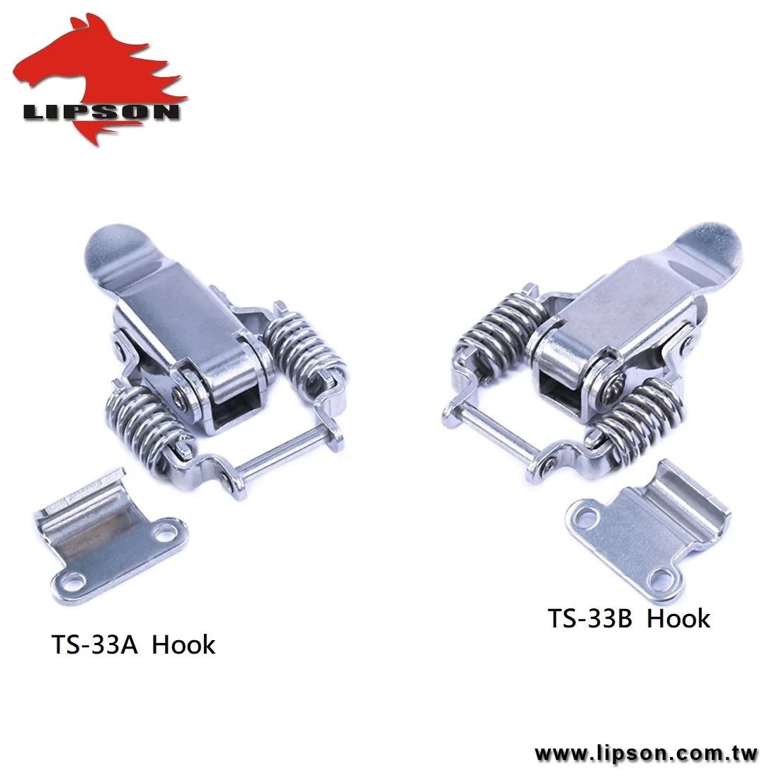 Ts33a Stainless Steel 304 Spring Loaded Door Toggle Latch With Catch