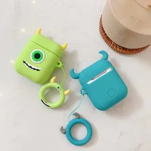 For Disney Apple Airpods Case, Cartoon Protective Silicone Bluetooth Earphone Cover