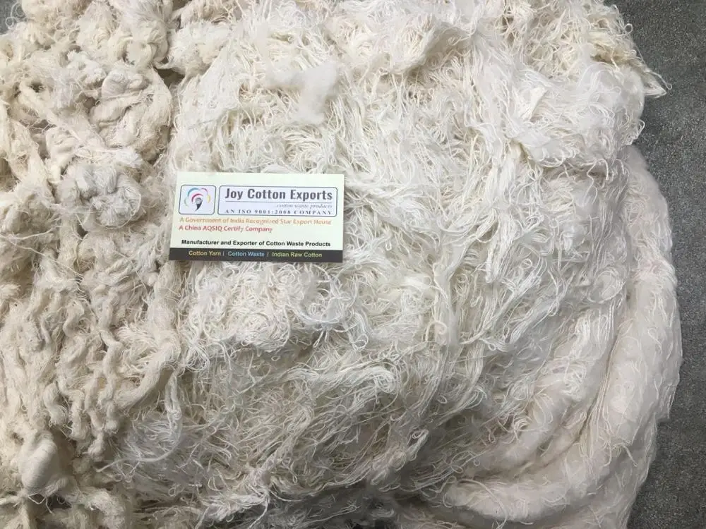 
COTTON HARD WASTES SPINNING YARN waste 