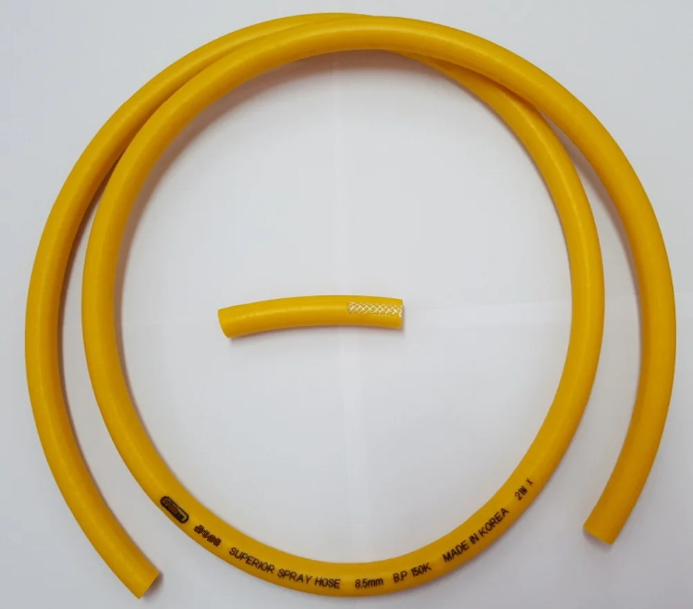 
Ply Type (8.5/10/13 mm*100 m) PVC Anti Abrasion Anti Corrosion Flexible Spray Hose 