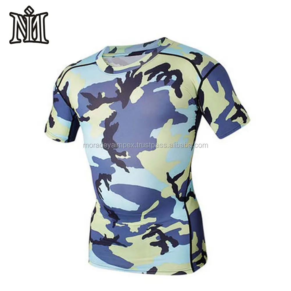 Download High Quality Printed Mma Rash Guard Short Sleeve Rush ...