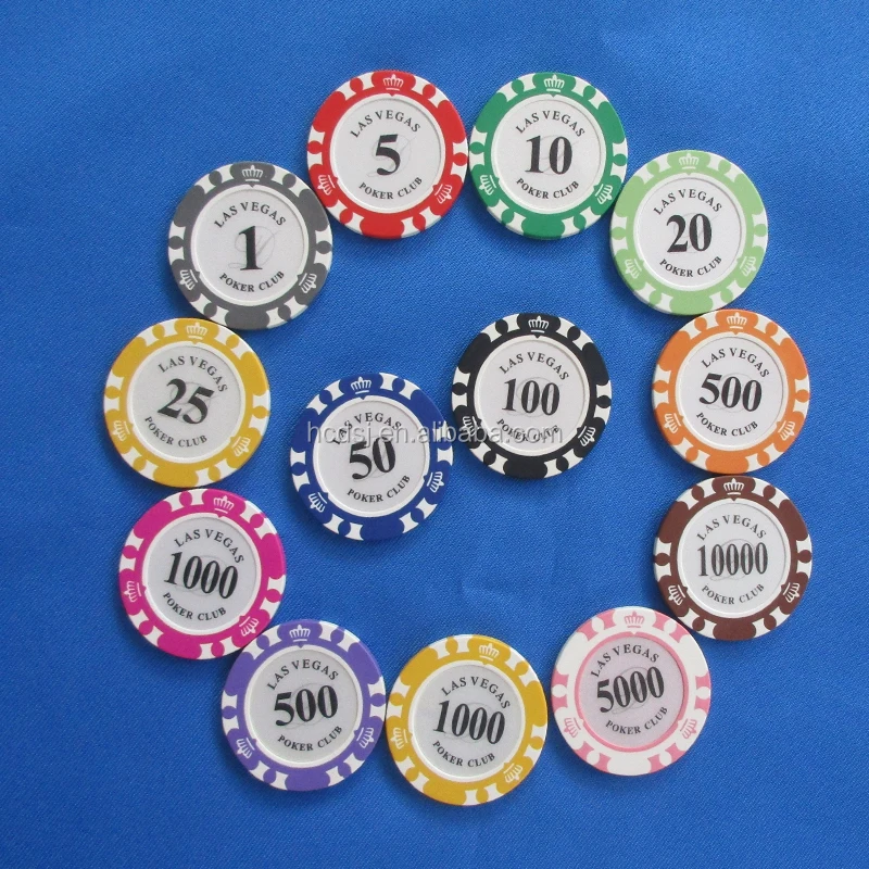 High Quality Abs Rectangle Poker Chips Different Colors Square Poker ...