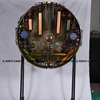 Industrial antique round fan theme wine bar