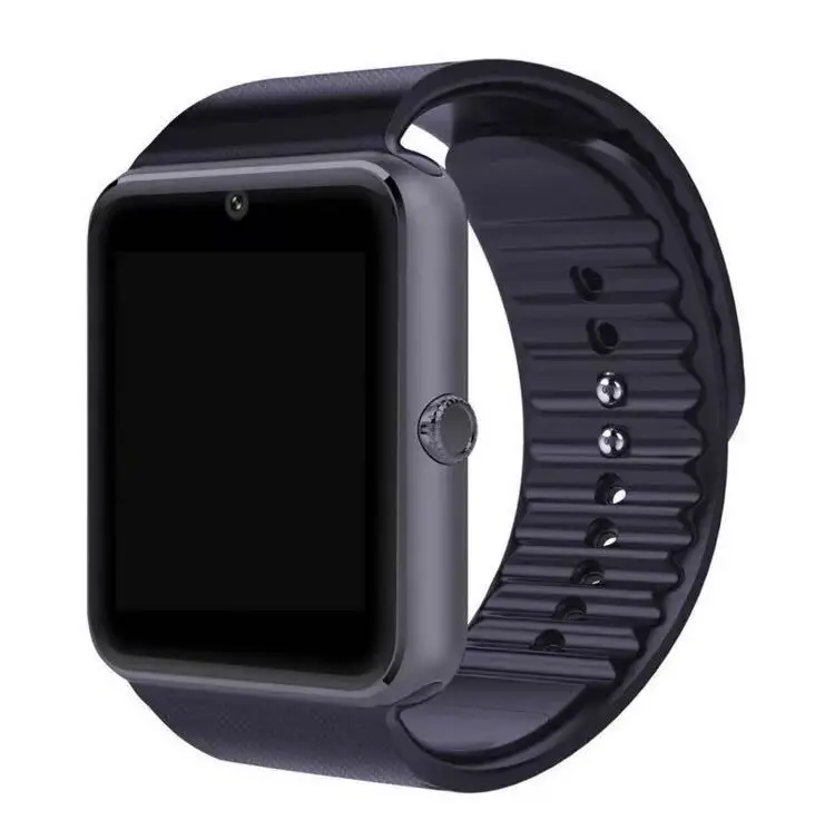 

Generic Black Gt08 Bluetooths 3.0 Smart Watch With Camera Sim For Android Phone