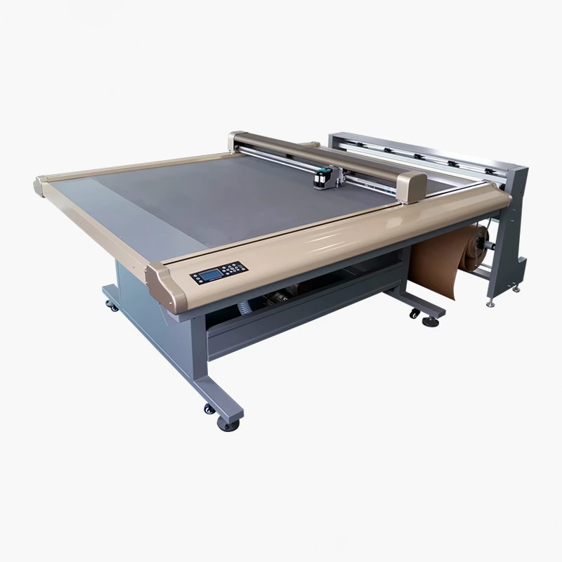 
flat cutting plotter MOMO Continuous Flatbed Inkjet Cutter flat bed cutter plotter 