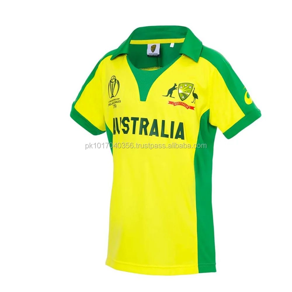 australia cricket team world cup jersey
