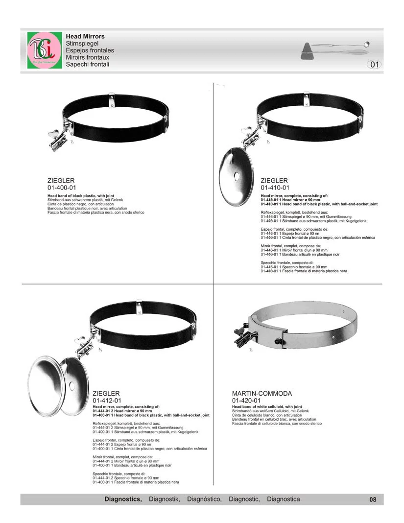 Ziegler Head Mirrors Buy Ent Head Mirror Back Head Mirror Medical