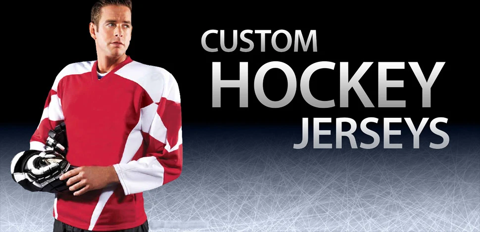 wholesale blank ice hockey jersey