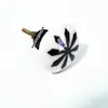 White black printed acrylic resin wholesale knobs and pulls for furniture