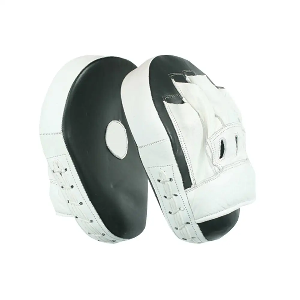 
Cow Leather Kick Shields Kick Boxing Muay Thai Training Punch 