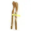 Bamboo Toast Tongs Wooden Toaster Kitchen Tongs fruit clip for Toast, Fruits, Bread & Pickles