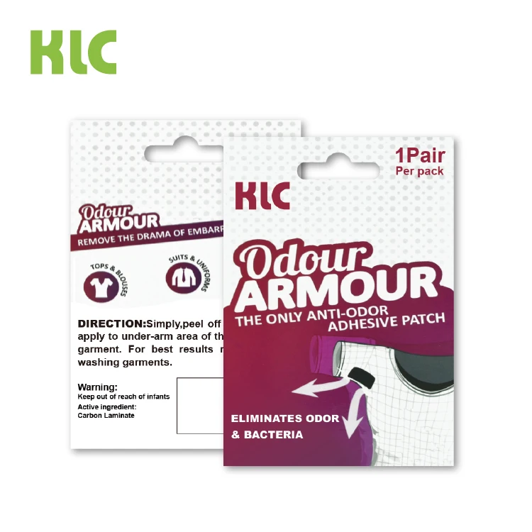 
Anti Body Sweat Smell Odor Fabric Underarm Deodorant Pad 