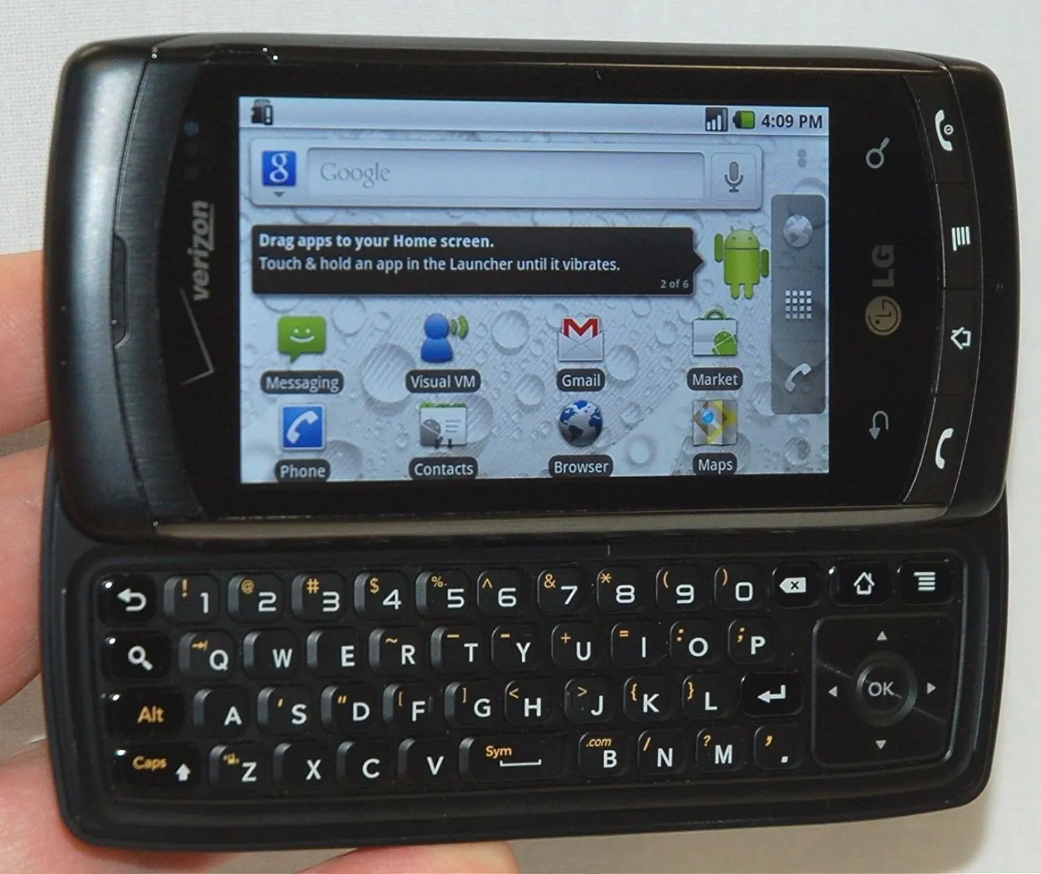Get Quotations · LG VS740 Ally 3G Android Verizon Cell Phone Bluetooth Web  Droid Touchscreen Slide Out Keyboard