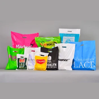 Custom Printed Plastic Shopping Bags Wholesale Manufacturer And Supplier - Buy Printed Custom ...