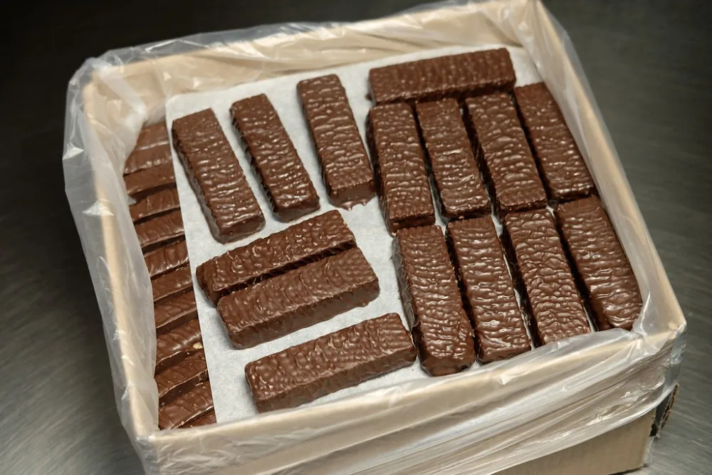 chocolate coated wafer - no preservatives - good taste - 3kg -