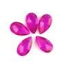 Wonderful 38mm Fuchsia almond teardrop faceted crystal chandelier pendant glass lamp parts for lighting decor