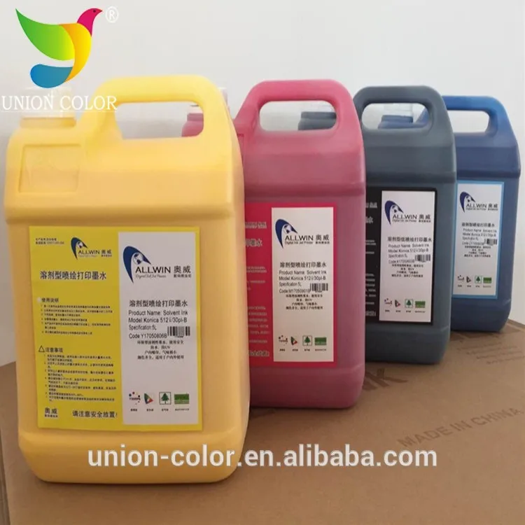 original low smell quicky dry konica 512i printhead allwin ink