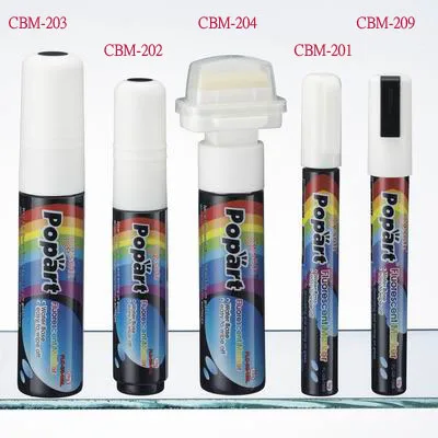 

15 MM tip Dry erase Top Selling Florescent Color Valve system Liquid chalk