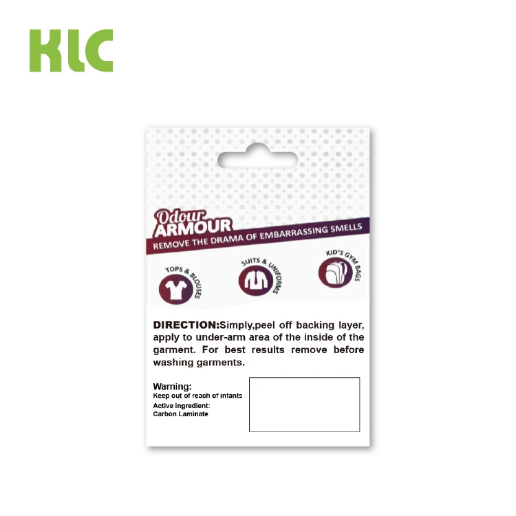 
Eliminate Resistant Fabric Self-Adhesive Underarm Patch 