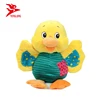 OEM custom plush stuffed animal soft standing yellow duck toy