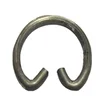 gold retaining ear shape spring clip hook wire form