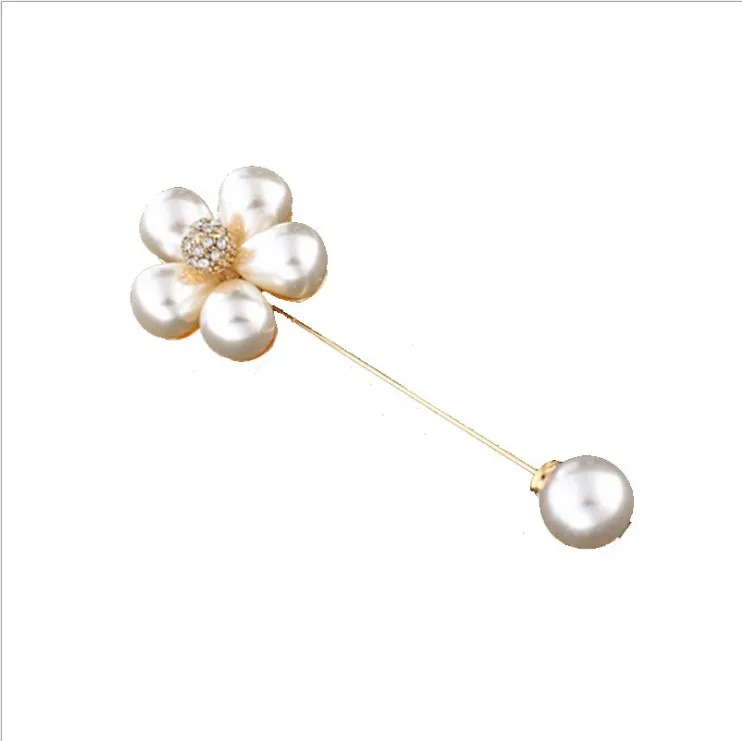 

Simple fashion retro pearl brooch