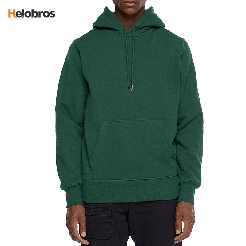 

Custom High Quality Winter Green MenJumper Hoodies Wholesale 100% Cotton French Terry xxxxl Hoodies Men, Customized color