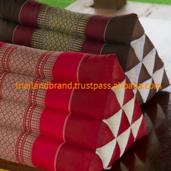 Thai Triangle Pillow Wedge Cotton 100 Kapok 100 Natural Handmade