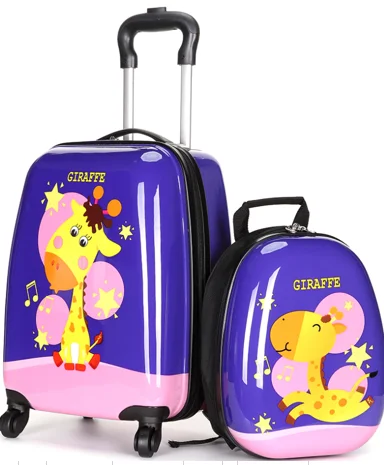 

Hotselling Children School Luggage  ABS PC/ Cute All Print Wheeled Backpack Trolley Bags Kids Suitcase, Customized