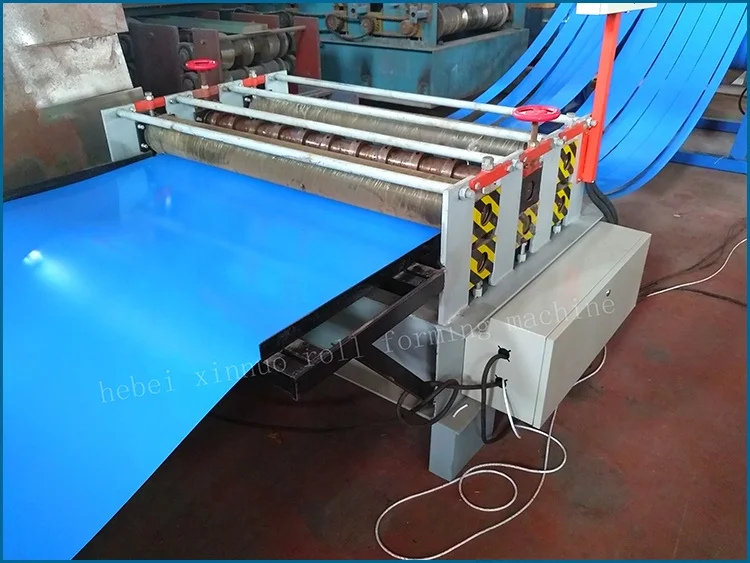 Real Strength Manufacturer Automatic Coil Cut to Length Machine Steel Coil Slitting Line