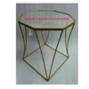 Stacked Link Occasional Accent Table in Antique Brass Finish made in india
