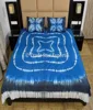 Indian Bedspread Queen multi Shibori Bed Cover With Pillow Cover Bohemian Cotton tie dye bedding set