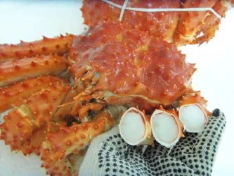 
frozen cooked king crab chile 