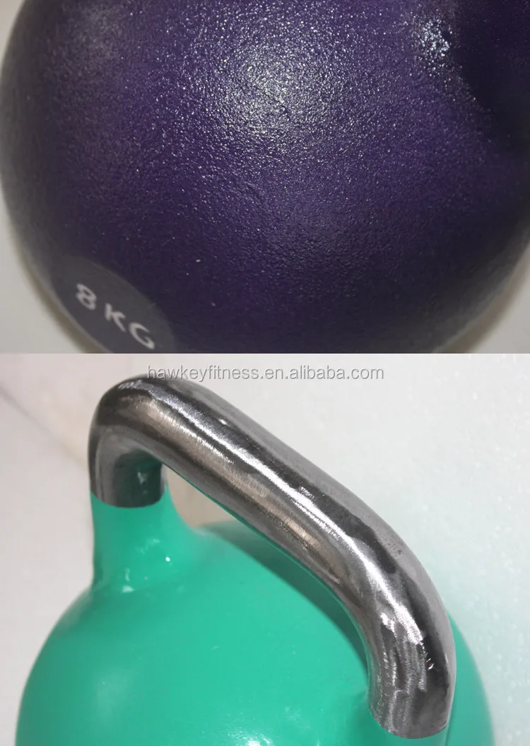 Rizhao Wholesale Weight Lifting Custom Colored Competition Kettlebells