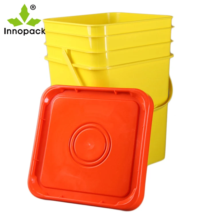Square Bucket 20 L Square Plastic Bucket 20 Liter Plastic Pail Buy